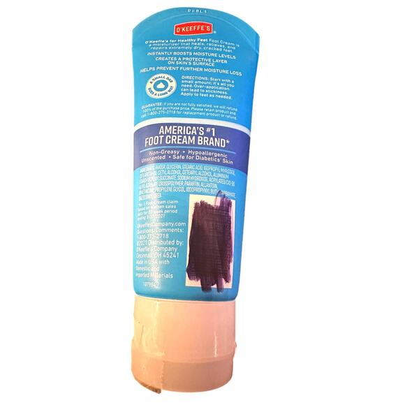 O'Keefe's for Healthy Feet Cream (3oz) - Picture 2 of 2